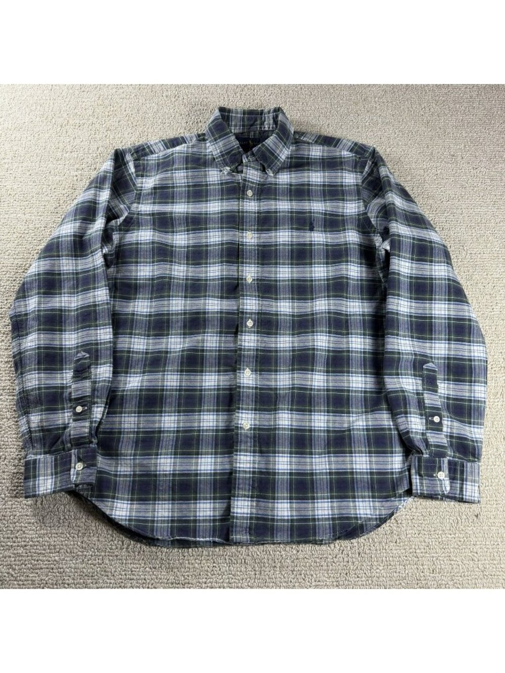 Polo Ralph Lauren Plaid Button Down Shirt Multicolor Men’s Size Large